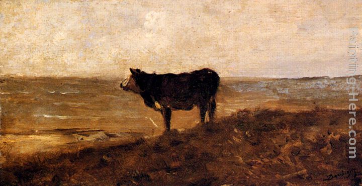 The Lone Cow painting - Charles-Francois Daubigny The Lone Cow art painting